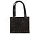 Chanel Chocolate Bar CC Tote aus gestepptem Leder Small Schwarz