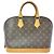 Louis Vuitton Vintage Alma Monogram Canvas PM Marrone