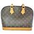 Louis Vuitton Vintage Alma Monogram Canvas PM Marrone - vista 2