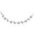 Autre Marque 18K Weißgoldkette mit Diamant Golden