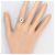 Autre Marque 18K Weißgold-Ring mit Diamant Golden - Ansicht 6