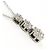 Autre Marque Elegante collana in oro bianco 18K e diamanti D'oro - vista 2