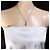 Autre Marque Elegante collana in oro bianco 18K e diamanti D'oro - vista 6