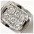 Autre Marque 18K Weißgold Diamantring Golden - Ansicht 2