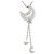 Autre Marque Collana in oro bianco 18K e diamanti D'oro