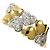 Autre Marque 18K Goldring mit Diamant Golden