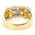 Autre Marque 18K Goldring mit Diamant Golden - Ansicht 4