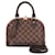 Borsa a tracolla Louis Vuitton Alma BB Damier Marrone