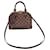 Borsa a tracolla Louis Vuitton Alma BB Damier Marrone - vista 12