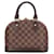 Borsa a tracolla Louis Vuitton Alma BB Damier Marrone - vista 3
