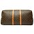 Louis Vuitton Monogram Keepall Bandoulière 55 Borsa Boston Marrone - vista 3