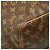 Louis Vuitton Monogram Keepall Bandoulière 55 Borsa Boston Marrone - vista 6