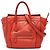 Céline Celine Luggage Nano Shopper Handtasche Rot