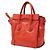 Céline Celine Luggage Nano Shopper Handtasche Rot - Ansicht 2
