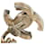 Orecchini a clip Chanel Coco Mark Swing Bianco D'oro - vista 4