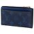 Tarjetero Louis Vuitton Monogram Taiga Rama Azul - vista 2