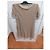 Brunello Cucinelli Strickpullover aus Leinen und Seide beige - Ansicht 6