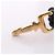 Bracciale Charm Louis Vuitton LV Padlock Nero D'oro - vista 5