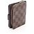 Cartera de doble pliegue Louis Vuitton Compact Zip Damier Ebene Castaño - vista 2