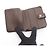 Cartera de doble pliegue Louis Vuitton Compact Zip Damier Ebene Castaño - vista 3