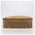 LOEWE Anagram Trunk in pelle Beige Gold Tone Auth ep15147 - vista 5