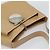 Borsa a Spalla Salvatore Ferragamo Gancini in Pelle Vernice Beige Argento Auth 195268 - vista 6