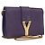 SAINT LAURENT Borsa a tracolla Classic Y Line Chain Small in pelle viola Auth bs36364 D'oro Porpora