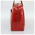 LOUIS VUITTON Borsa Monogram Vernis Sutton Rosso Rouge M91080 LV Auth 195186 - vista 5