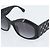 Occhiali da sole CHANEL in plastica nera CC Auth BA14257M Nero - vista 9
