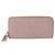 SAINT LAURENT Long Wallet Leather Beige Silver Auth bs36457 Argento - vista 2