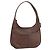 Borsa a Spalla Coach in Pelle Marrone e Oro Auth 194914A D'oro