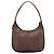 Borsa a Spalla Coach in Pelle Marrone e Oro Auth 194914A D'oro - vista 3
