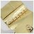 LOUIS VUITTON Monogram Miroir Agenda PM Planner Cover Gold R20962 Auth BA14630A Dorado - vista 17