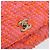 CHANEL Matelasse 25 Chain Shoulder Bag Tweed Orange Gold Tone CC Auth BA14597SAM Arancione - vista 14