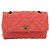 CHANEL Matelasse 25 Chain Shoulder Bag Tweed Orange Gold Tone CC Auth BA14597SAM Arancione - vista 2