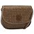 Borsa a Spalla FENDI in Pelle Marrone con Tonalità Oro Auth gh2333A