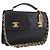 CHANEL Matelasse Chain Shoulder Bag Lamb Skin 2way Black Gold CC Auth 194687SAM Nero D'oro