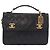 CHANEL Matelasse Chain Shoulder Bag Lamb Skin 2way Black Gold CC Auth 194687SAM Nero D'oro - vista 2