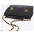 CHANEL Matelasse Chain Shoulder Bag Lamb Skin 2way Black Gold CC Auth 194687SAM Nero D'oro - vista 6