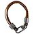 Bracciale LOUIS VUITTON LV Treble in pelle marrone M6423 LV Auth 193607A