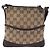 Borsa a tracolla GUCCI GG Canvas Beige Argento 147671 Auth ka5478 - vista 2