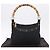 Borsa a Spalla GUCCI Bamboo in Pelle Nera e Oro 137378 Auth 194670V Nero D'oro - vista 23