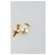 Orecchini VALENTINO Metallo Tonalità Oro Bianco Auth BA14622V - vista 2