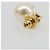 Orecchini VALENTINO Metallo Tonalità Oro Bianco Auth BA14622V - vista 4
