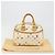 LOUIS VUITTON Borsa Monogram Multicolor Trouville Bianca M92663 Auth BA14564A Bianco - vista 25