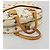 LOUIS VUITTON Borsa Monogram Multicolor Trouville Bianca M92663 Auth BA14564A Bianco - vista 7
