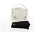 Borsa a Spalla GIVENCHY Voyou in Pelle 2way Bianco Argento Oro Auth 192539V D'oro - vista 23
