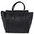 Céline CELINE Luggage Mini shopper Handtasche aus Kalbsleder Schwarz Silber Auth 194754V - Ansicht 3