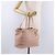Borsa Christian Dior Canage in Tela Rosa Gold Tone Auth 194165 - vista 23
