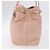 Borsa Christian Dior Canage in Tela Rosa Gold Tone Auth 194165 - vista 4
